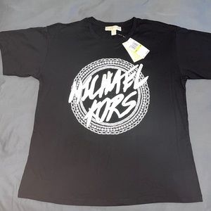 Michael Kors black embellished t-shirt